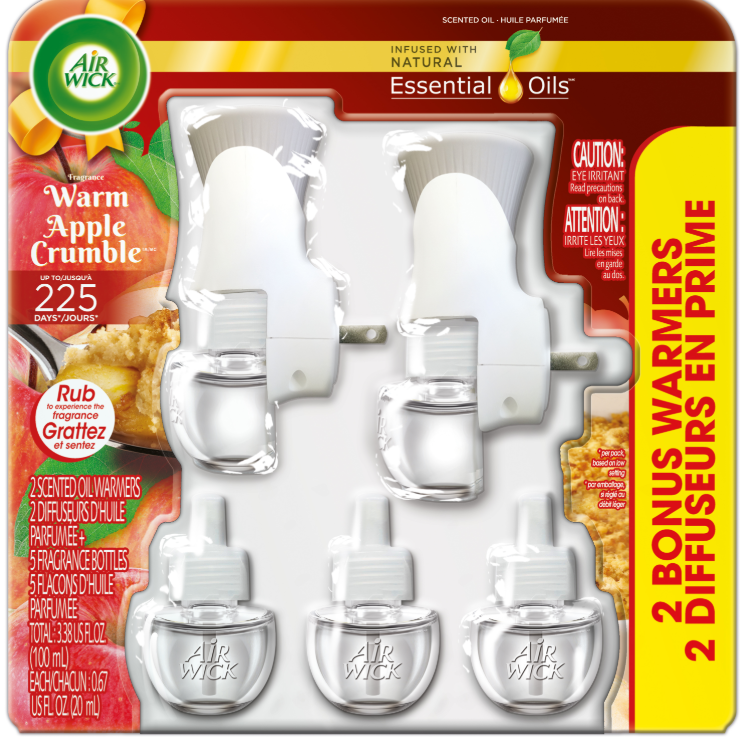 AIR WICK Scented Oil  Warm Apple Crumble  Kit Dollar General Discontinued